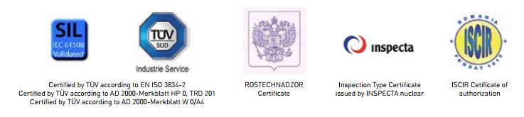 certificados ringo valvulas